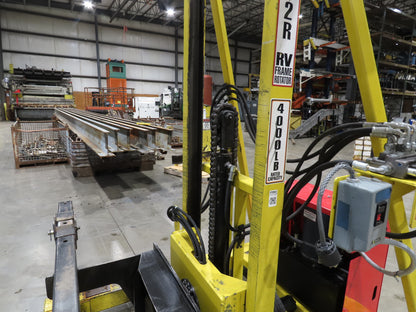 PWI 4K72R Mobile Frame Chassis Rotator RV Trailer Hydraulic 230/480V 3Ph 4000lbs