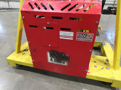 PWI 4K72R Mobile Frame Chassis Rotator RV Trailer Hydraulic 230/480V 3Ph 4000lbs
