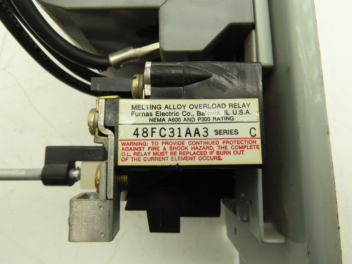 Furnas 22FP32AFE3 Reversing Motor Starter 25Hp Size 2 Max 45A 600 VAC Overload