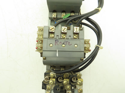 Furnas 22FP32AFE3 Reversing Motor Starter 25Hp Size 2 Max 45A 600 VAC Overload
