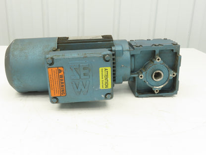 Sew Eurodrive WAF30DT80N8BMG1HR Brake Gearmotor 60:1 Ratio 14rpm .33kw 230/460V