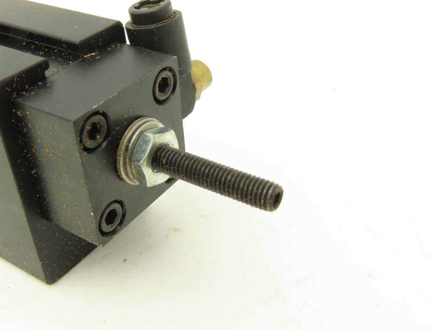 Parker XR077-090FT-RB23-A Pneumatic Rotary Actuator 3/8" Shaft 90Deg Rotation