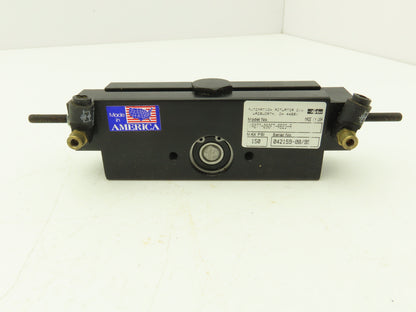 Parker XR077-090FT-RB23-A Pneumatic Rotary Actuator 3/8" Shaft 90Deg Rotation