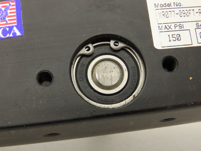 Parker XR077-090FT-RB23-A Pneumatic Rotary Actuator 3/8" Shaft 90Deg Rotation
