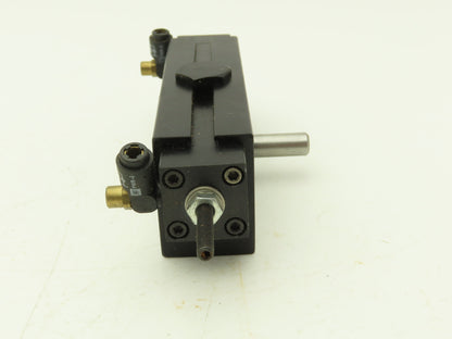 Parker XR077-090FT-RB23-A Pneumatic Rotary Actuator 3/8" Shaft 90Deg Rotation