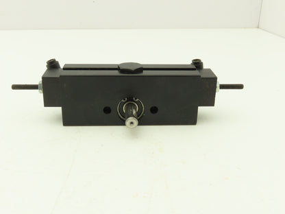 Parker XR077-090FT-RB23-A Pneumatic Rotary Actuator 3/8" Shaft 90Deg Rotation