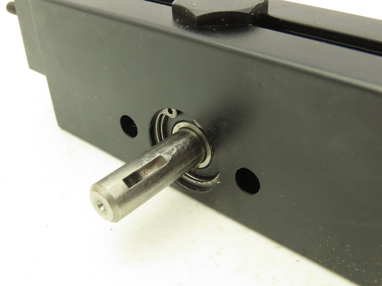 Parker XR077-090FT-RB23-A Pneumatic Rotary Actuator 3/8" Shaft 90Deg Rotation