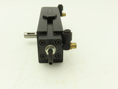 Parker XR077-090FT-RB23-A Pneumatic Rotary Actuator 3/8" Shaft 90Deg Rotation
