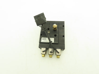 Titan Pneumatic 3-Station Kneeling Module Solenoid Valve Manifold 28VDC 1/4"NPT