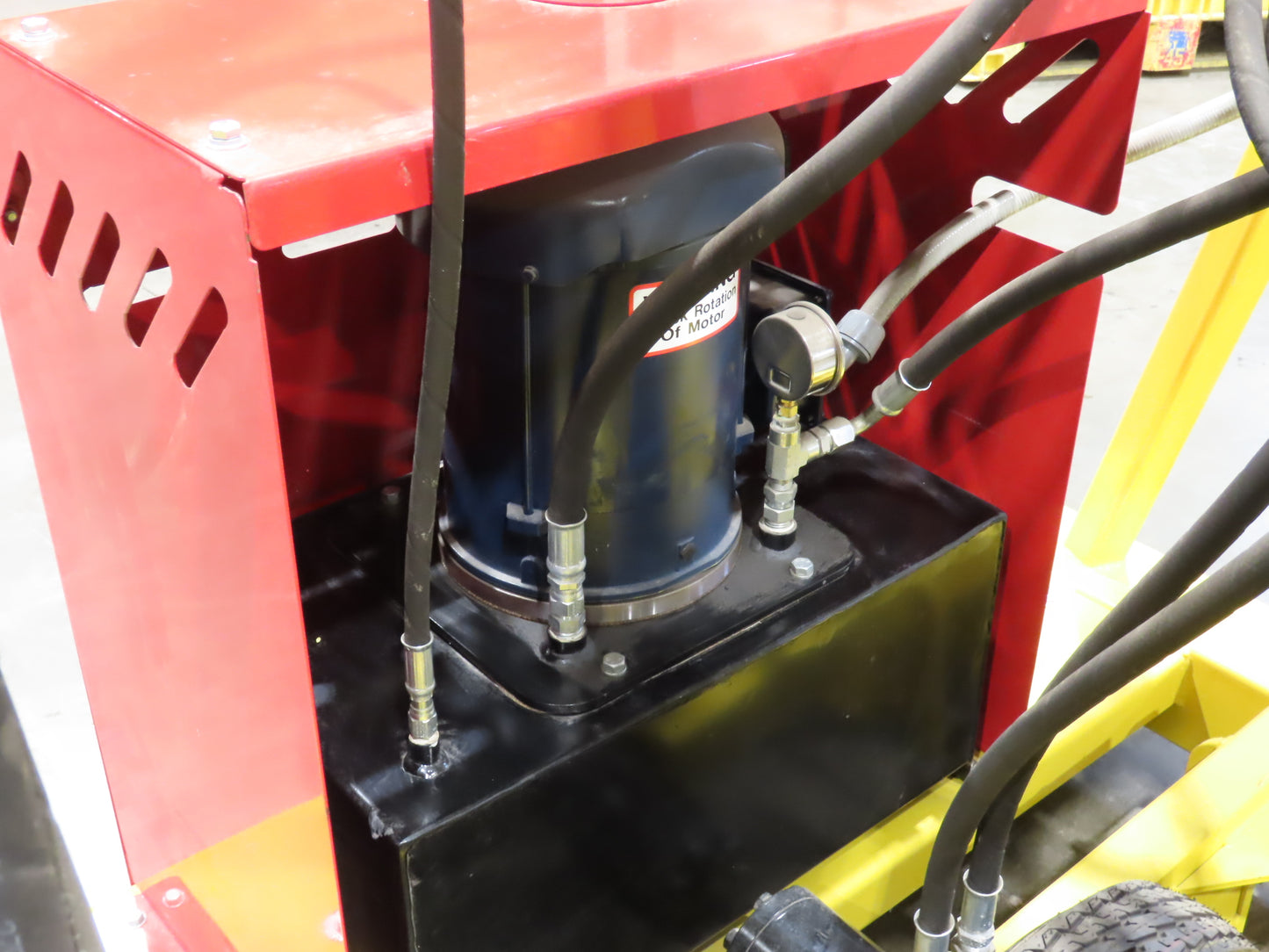 PWI 4K72R Mobile Frame Chassis Rotator RV Trailer Hydraulic 230/480V 3Ph 4000lbs