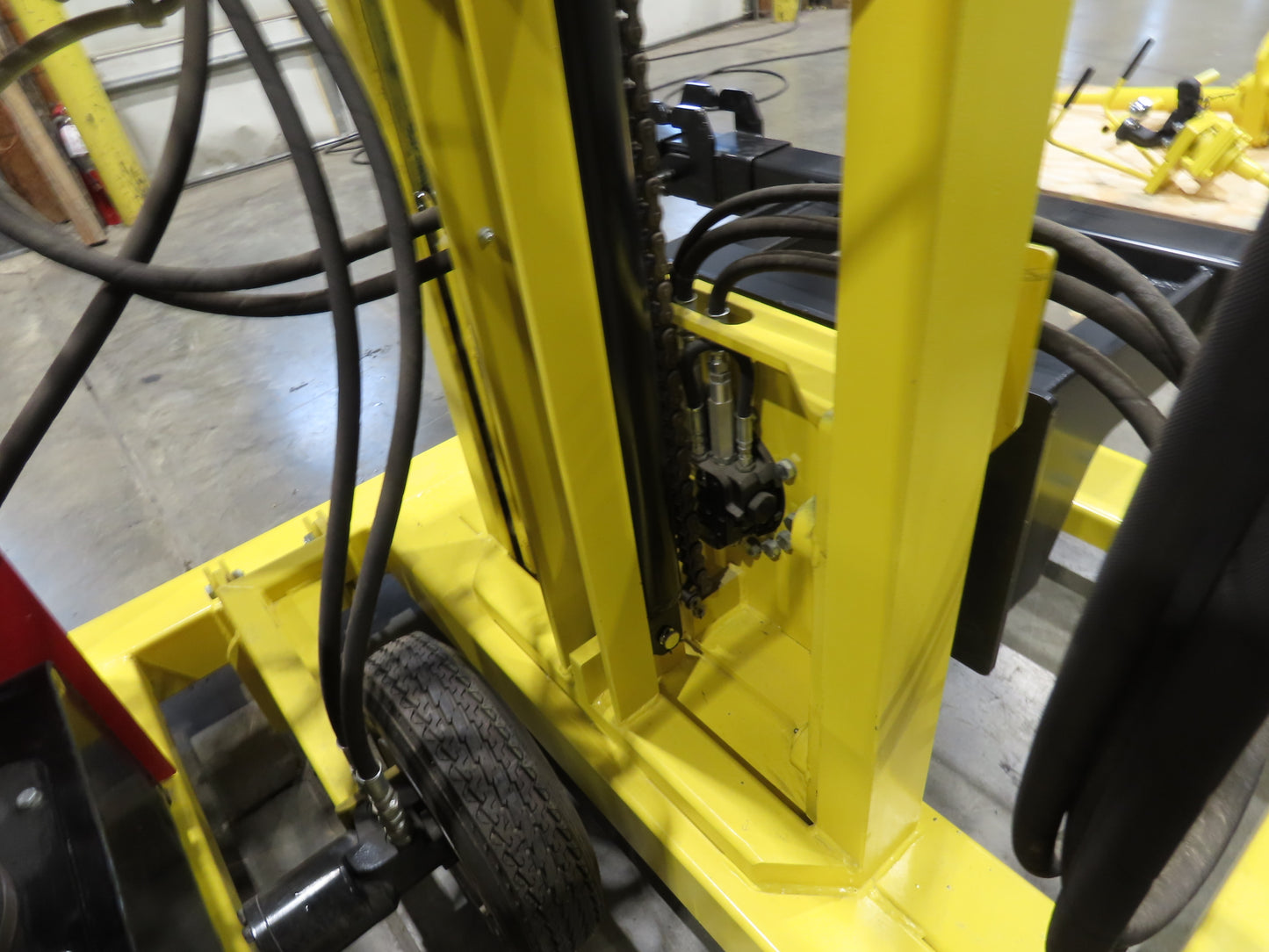 PWI 4K72R Mobile Frame Chassis Rotator RV Trailer Hydraulic 230/480V 3Ph 4000lbs