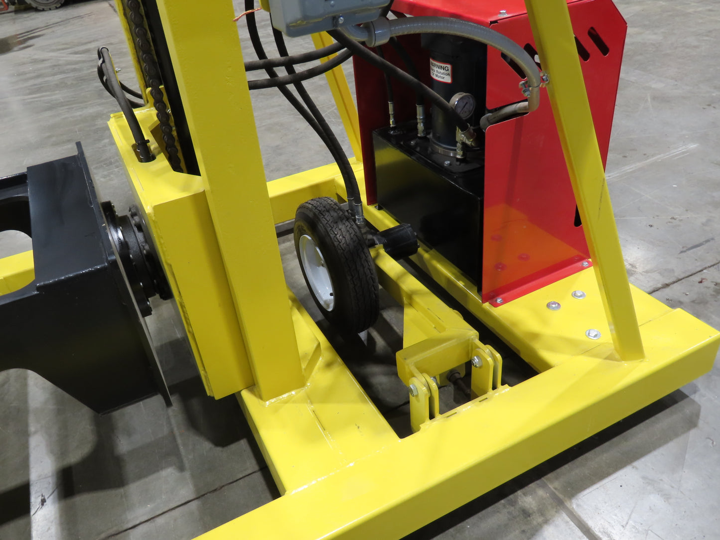 PWI 4K72R Mobile Frame Chassis Rotator RV Trailer Hydraulic 230/480V 3Ph 4000lbs