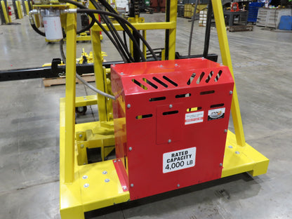 PWI 4K72R Mobile Frame Chassis Rotator RV Trailer Hydraulic 230/480V 3Ph 4000lbs