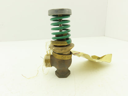 Johnson Controls V-3752-6007 1/2" Steam Union Angle Valve 3-6 PSI