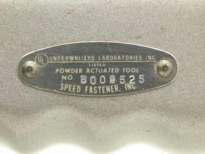 Speed Fastener Model 825 Powder Actuated Stud Driver Tool with Case