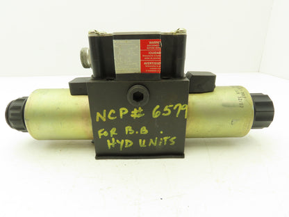 Parker D3W4CNYCS456 30 Hydraulic Directional Control Solenoid Valve 120VAC .30A