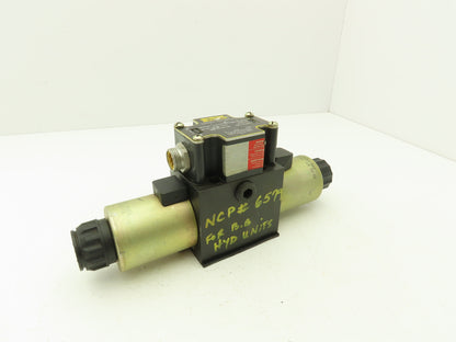 Parker D3W4CNYCS456 30 Hydraulic Directional Control Solenoid Valve 120VAC .30A