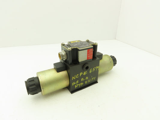 Parker D3W4CNYCS456 30 Hydraulic Directional Control Solenoid Valve 120VAC .30A