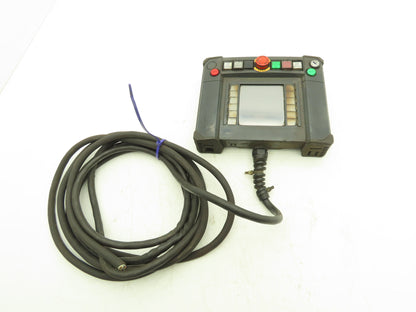 Idec HG2R-SS62BH-MK1260 Robot Teach Pendant Display With E-Stop & Cord *Photos