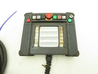 Idec HG2R-SS62BH-MK1260 Robot Teach Pendant Display With E-Stop & Cord *Photos