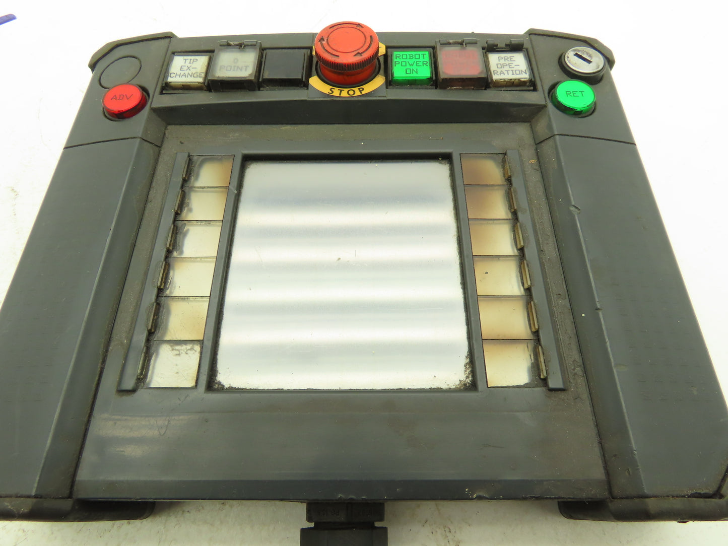 Idec HG2R-SS62BH-MK1260 Robot Teach Pendant Display With E-Stop & Cord *Photos