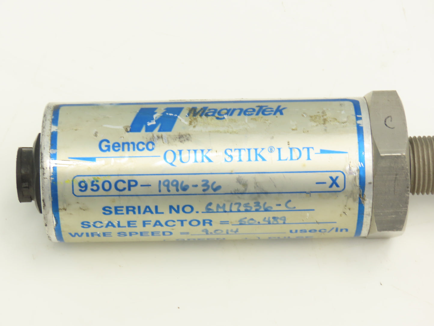 Magnetek Gemco 950CP-1996-36-X Quik Stik LDT Linear Displacement Transducer 36"