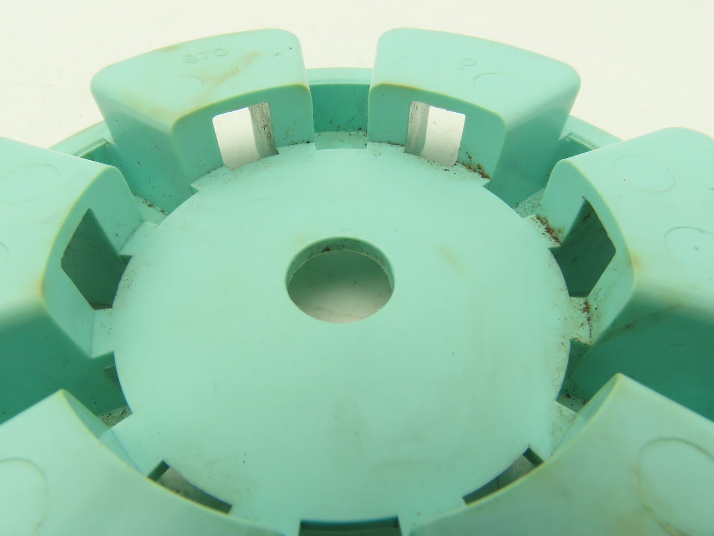 Magnaloy 670 Flexible Coupling Insert Teal Color-Hytrel Material Lot of 2