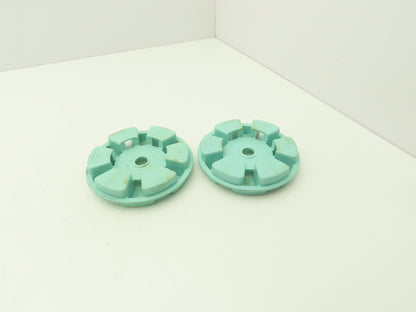 Magnaloy 670 Flexible Coupling Insert Teal Color-Hytrel Material Lot of 2