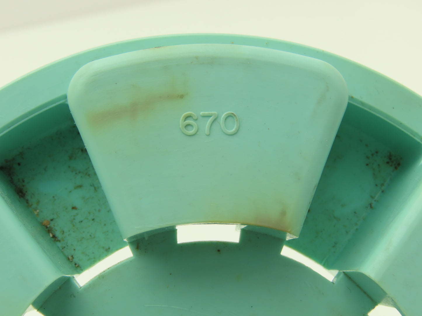 Magnaloy 670 Flexible Coupling Insert Teal Color-Hytrel Material Lot of 2