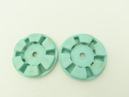 Magnaloy 670 Flexible Coupling Insert Teal Color-Hytrel Material Lot of 2