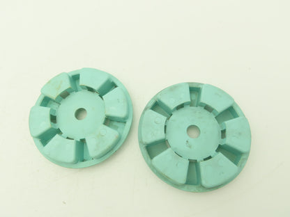 Magnaloy 670 Flexible Coupling Insert Teal Color-Hytrel Material Lot of 2