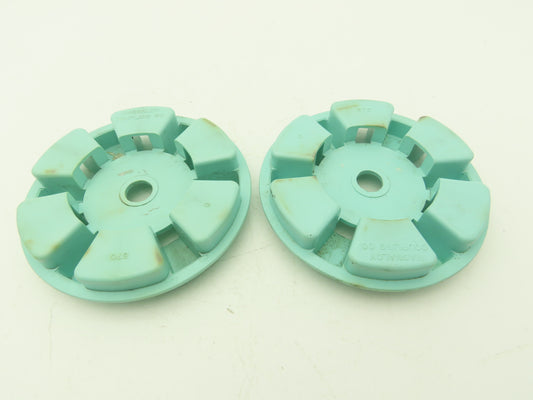 Magnaloy 670 Flexible Coupling Insert Teal Color-Hytrel Material Lot of 2