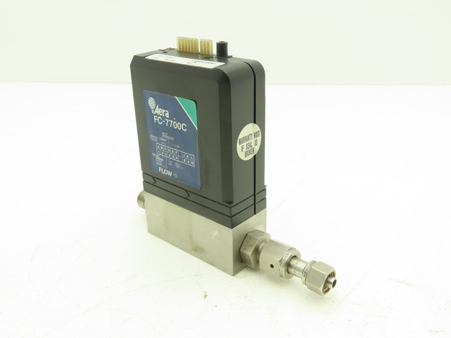 Aera FC-7700C Mass Flow Controller 20 SCCM Stainless Steel Gas FC7700C
