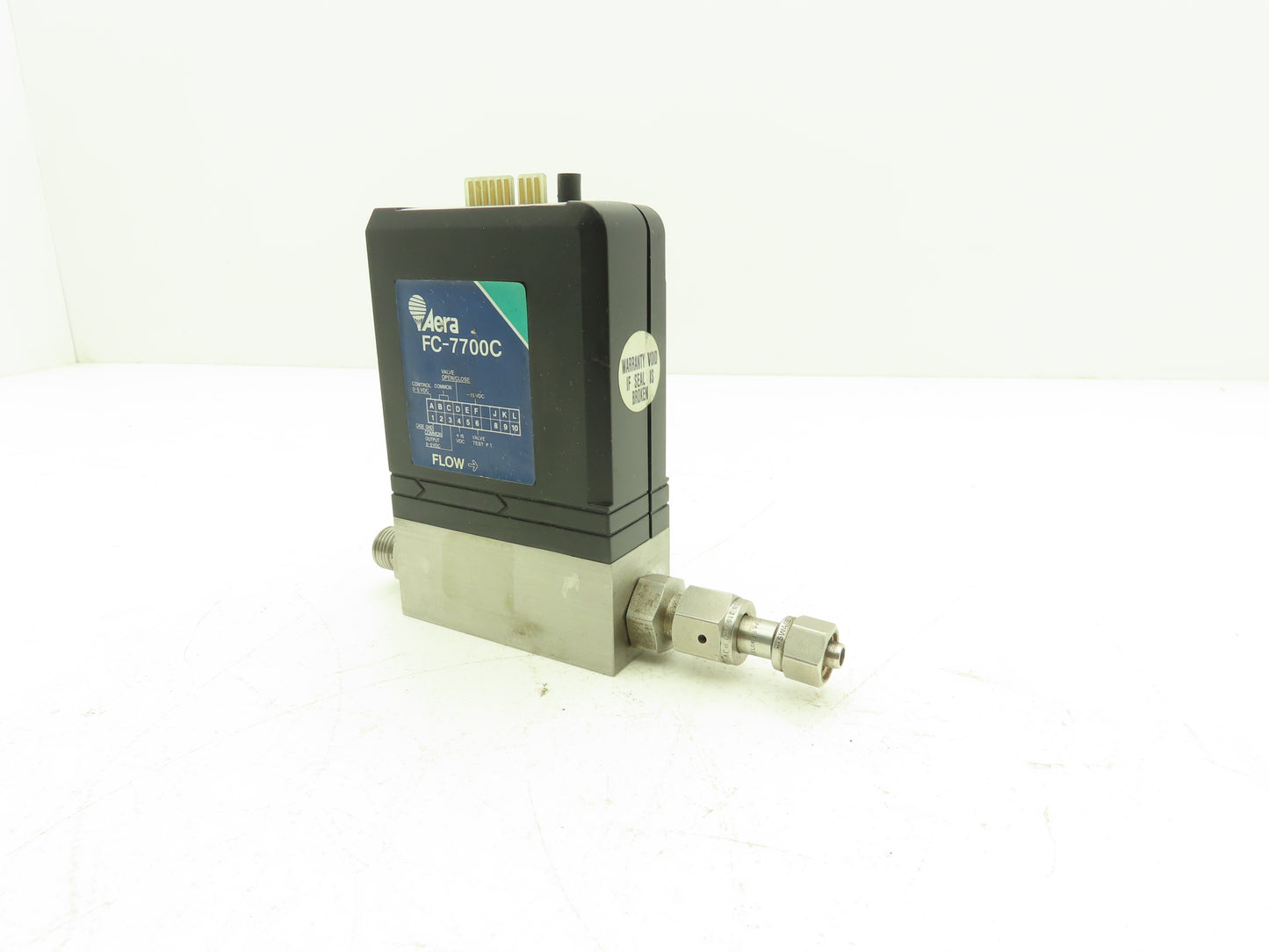 Aera FC-7700C Mass Flow Controller 20 SCCM Stainless Steel Gas FC7700C
