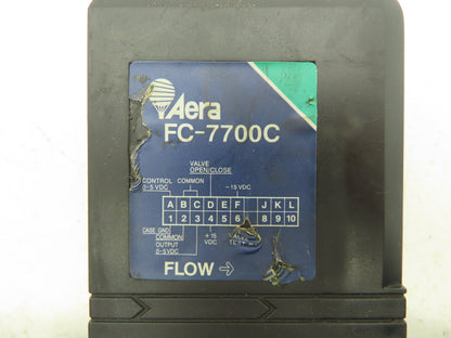 Aera FC-7700C Mass Flow Controller 20 SCCM Stainless Steel Gas FC7700C