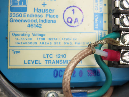 Endress + Hauser LTC 1210 Level Transmitter Sensor 36" Probe Rod Length