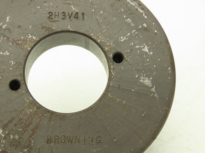 Browning 2H3V41 V Belt Pulley 3V Belt Section 2 Groove Use H Bushing Lot of 3