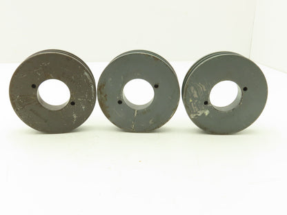 Browning 2H3V41 V Belt Pulley 3V Belt Section 2 Groove Use H Bushing Lot of 3