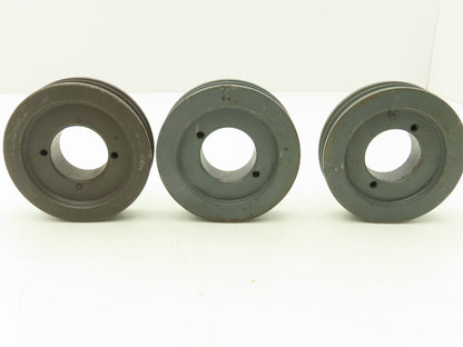 Browning 2H3V41 V Belt Pulley 3V Belt Section 2 Groove Use H Bushing Lot of 3