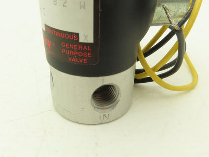 Humphrey 062E1-3-10-20-36 Solenoid Valve 0-125psi 1/4" NPT 120V Continuous Coil