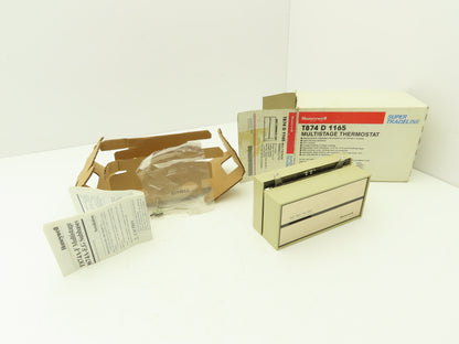 Honeywell T874D1165 Multistage Thermostat 24V 2 Stage Heating 2 Stage Cooling