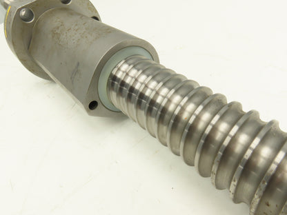 20th Century Machine Ball Screw & Nut Assy 2-1/4" Dia 1/2" Pitch 33.5" OAL