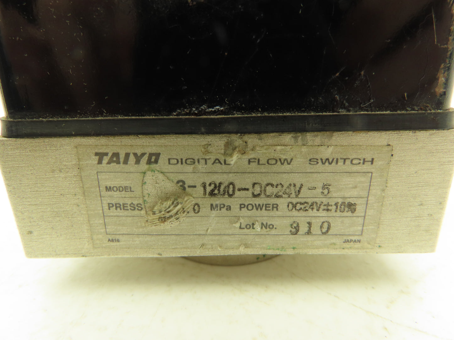 Taiyo DFS3-1200-DC24V-5 Digital Flow Switch 3/8" NPT 1MPa 24VDC *Read
