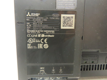 Mitsubishi GT2508-VTBA 8.4" VGA Color Touch Panel 640x480p 24VDC