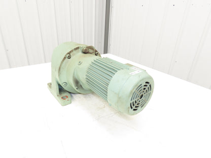 Tsubaki GMTA040-42L450BZ Inline Gear Motor 450:1 Ratio 4rpm .4kw 220V 3PH