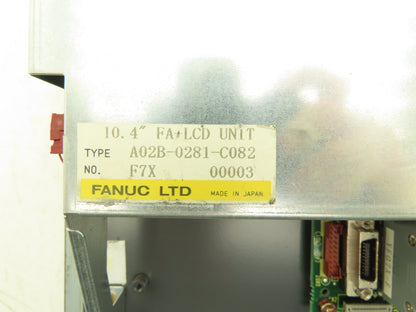 Fanuc A02B-0281-C082 CNC HMI Controller Panel Display Monitor Series 21i-MB