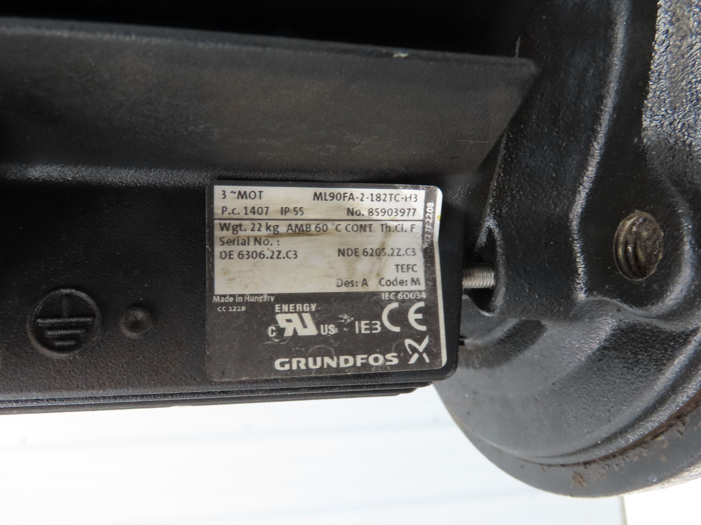 Grundfos CRN5-7 A-FGJ-G-V-HQQV Inline Centrifugal Pump 1-1/4" Flanged 230/460V