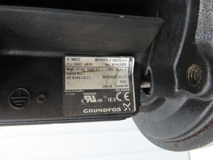 Grundfos CRN5-7 A-FGJ-G-V-HQQV Inline Centrifugal Pump 1-1/4" Flanged 230/460V