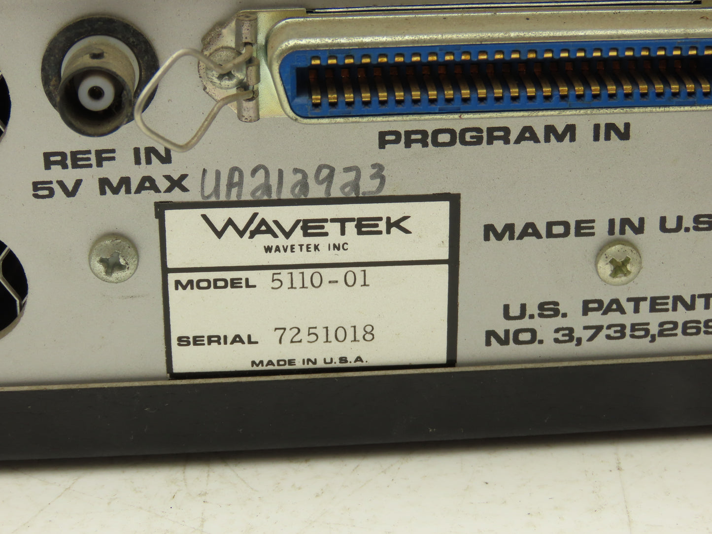 Wavetek 5110-01 Frequency Synthesizer 50 Ohm Output