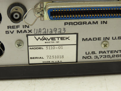Wavetek 5110-01 Frequency Synthesizer 50 Ohm Output